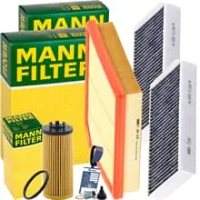 MANN FILTER INSPEKTIONSPAKET passend für BMW 1er F40 2er F44 X2 F39 265+306 PS Nur Für Kurze Zeit