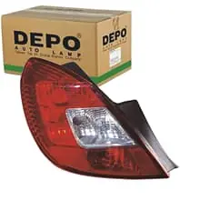 DEPO RÜCKLEUCHTE ROT RECHTS PASSEND FÜR OPEL CORSA 442-1954R-UE Geprüft