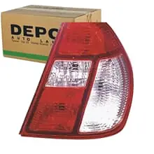 DEPO RÜCKLEUCHTE ROT LINKS PASSEND FÜR RENAULT CLIO THALIA 551-1932L-UE-CR Ausverkauf