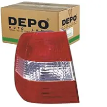 Finale Aktion DEPO RÜCKLEUCHTE ROT RECHTS ÄUSSERER TEIL PASSEND FÜR VW POLO 441-1973R-UE