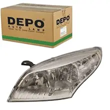 Begrenztes Angebot DEPO H7 P21W PY21W W5W SCHEINWERFER LINKS CHROM MIT BLINKLICHT MIT TAGFAHRLICHT
