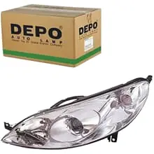 Neue Ware DEPO H1 H7 SCHEINWERFER RECHTS PASSEND FÜR PEUGEOT 407 550-1134R-LD-EM