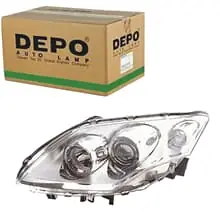 DEPO H7 W5W SCHEINWERFER RECHTS CHROM MIT ABBLENDLICHT MIT BEGRENZUNGSLICHT MIT Top-Angebot