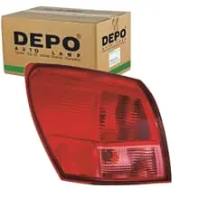 DEPO RÜCKLEUCHTE ROT RECHTS ÄUSSERER TEIL PASSEND FÜR NISSAN QASHQAI Bestseller
