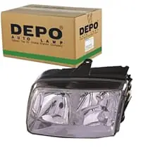 DEPO H7/H1 SCHEINWERFER LINKS PASSEND FÜR VW POLO 441-1139L-LD-EM Versand Am Gleichen Tag