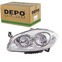 Kracherpreis DEPO H7/H1 PY21W W5W SCHEINWERFER LINKS MIT BLINKLICHT PASSEND FÜR FIAT LINEA