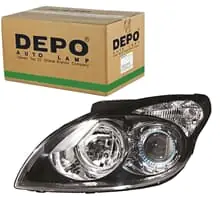 Online Kaufen DEPO H1 H7 PY21W W5W SCHEINWERFER RECHTS MIT ABBLENDLICHT MIT BLINKLICHT MIT