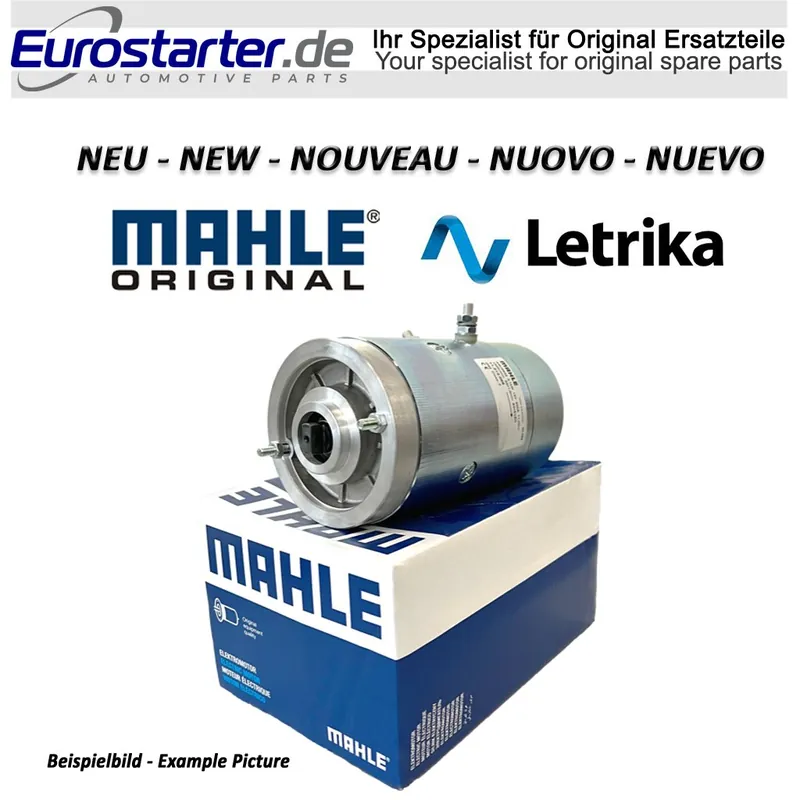 DC Elektro Motor Neu Original Letrika Mahle IM0068 für SAMAG Aktuell