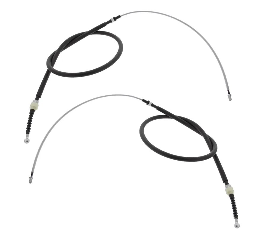 2 Stück Handbremsseil, hinten, Scheibenbremse, VW Golf 4 mit 256 mm Bremse Jubi R32 Neue Ware