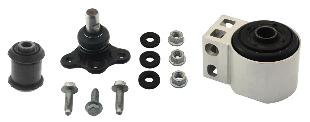 Rabatt Reparatursatz, Querlenker, Vorderachse beidseitig, unten, Set, SAAB