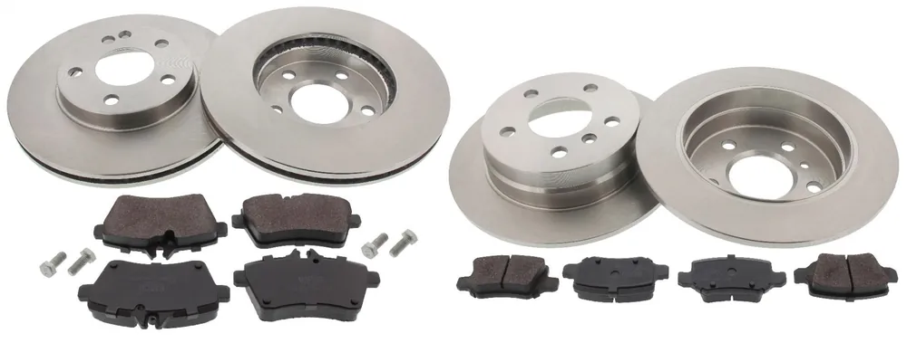 Bremsensatz, Scheibenbremse, Vorderachse, Hinterachse, Satz, MERCEDES-BENZ Wochenendangebot