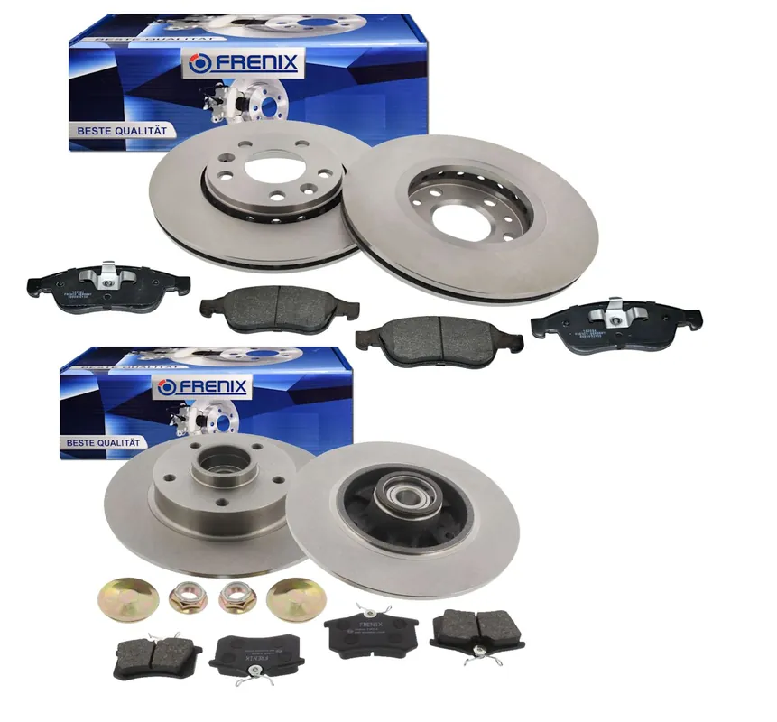 Frenix-Bremsensatz, VA + HA, Renault Megane II, Fluence 2008- Sonderangebot