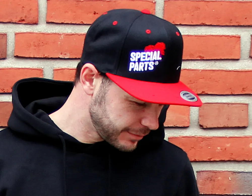 Highlight Snapback / Classic 2-Tone / Special Parts / rot/schwarz / Einheitsgröße