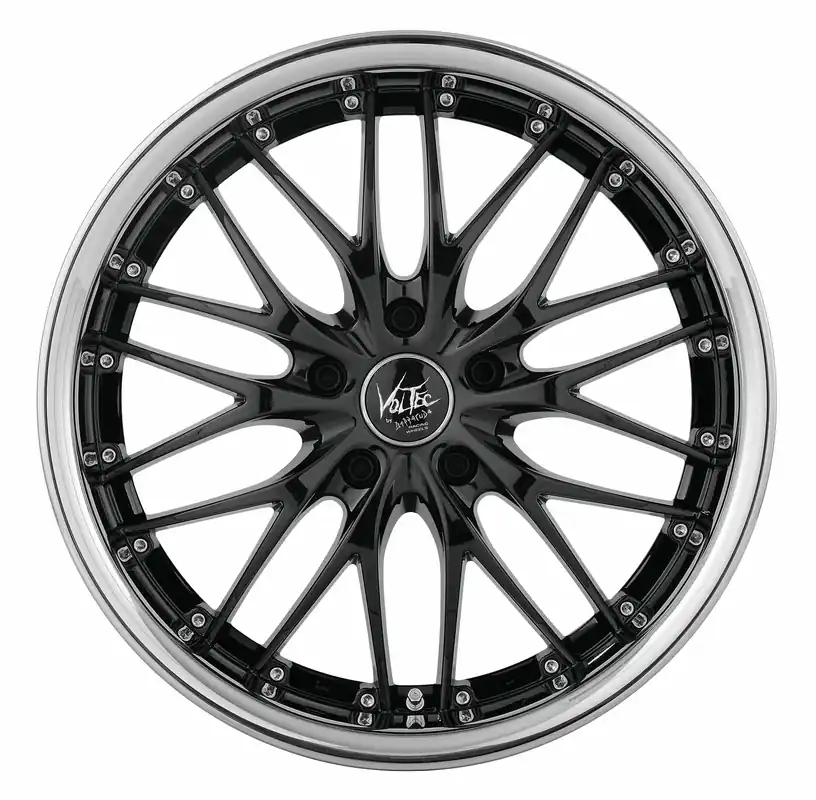 Barracuda Voltec T6 Alufelge 8x18 ET35 5x100 Higloss black inox lip Super-Preis