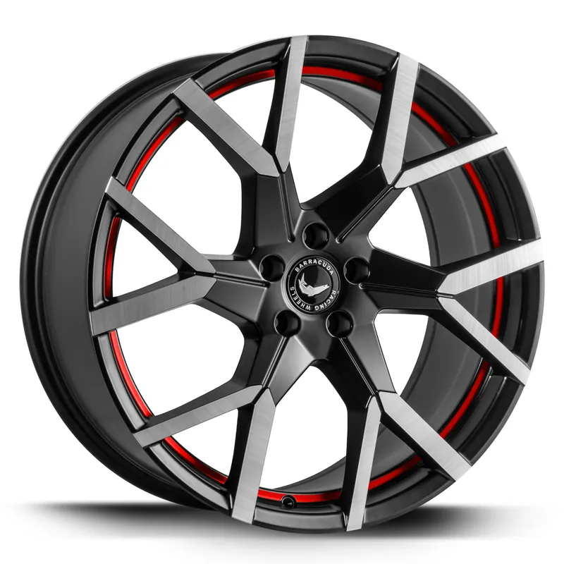 Barracuda Tzunamee Evo Alufelge 9x20 ET40 5x112 Black gloss Flashred Sonderangebot