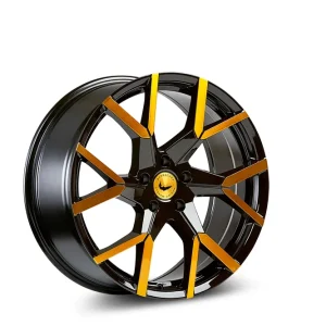 Online Kaufen Barracuda Tzunamee Evo Alufelge 8x18 ET43 5x100 Black gloss Flashgold