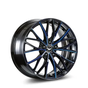 Meistverkauft Barracuda Project 3.0 T8 Alufelge 8,5x18 ET42 5x120 Black gloss Flashblue