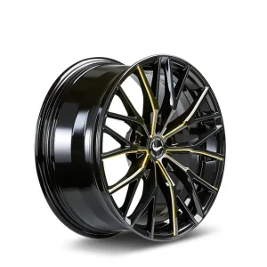 Markenprodukt Barracuda Project 3.0 T8 Alufelge 8,5x18 ET30 5x114,3 Black gloss Flashgold