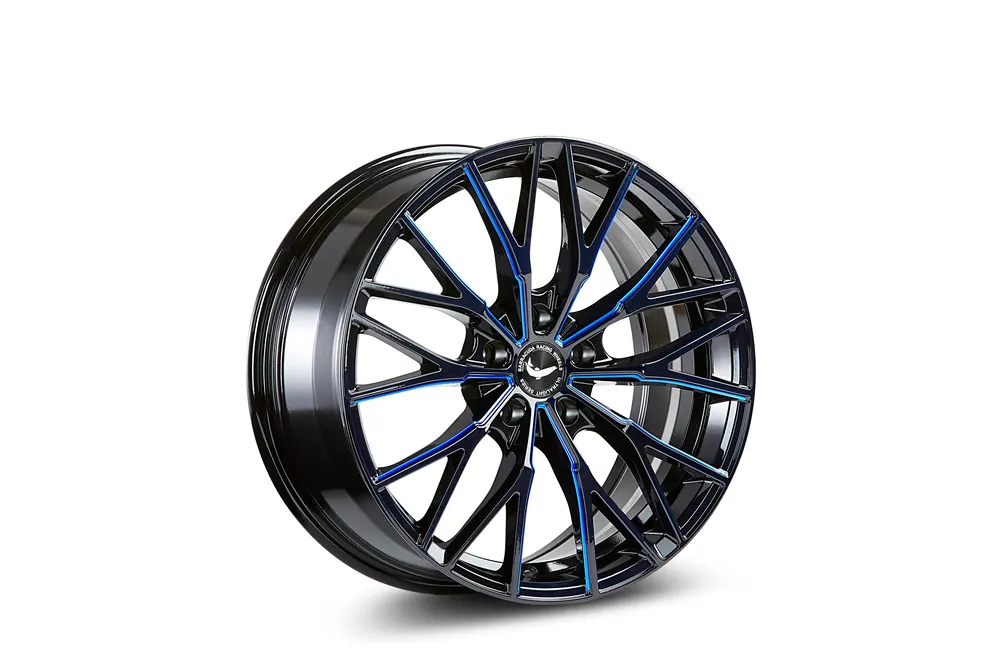 Barracuda Project 3.0 T8 Alufelge 8,5x18 ET30 5x114,3 Black gloss Flashblue Angebot
