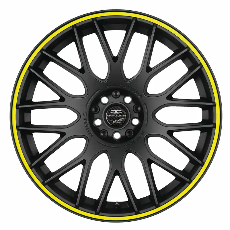 Barracuda Karizzma Alufelge 9x20 ET27 5x112 Mattblack Puresports Color Trim gelb Garantierte Lieferung