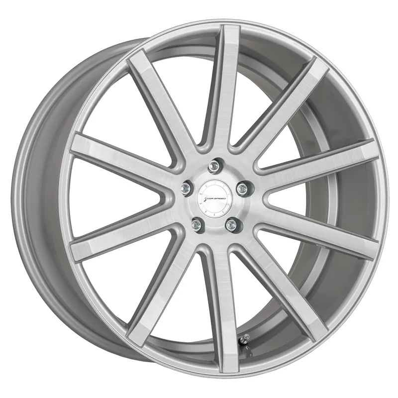Preisknaller Corspeed Deville Alufelge 9,5x22 ET40 5x114,3 Silver-brushed-Surface