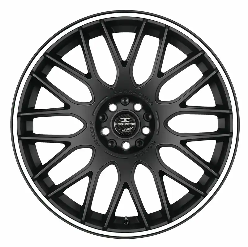 Barracuda Karizzma Alufelge 10,5x20 ET25 5x112 Mattblack Puresports Color Trim weiss Preisknaller