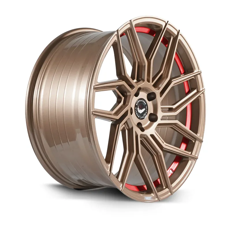 Nur Für Kurze Zeit Barracuda Dragoon Alufelge 8,5x20 ET42 5x108 Higloss-Bronze undercut Trimline red