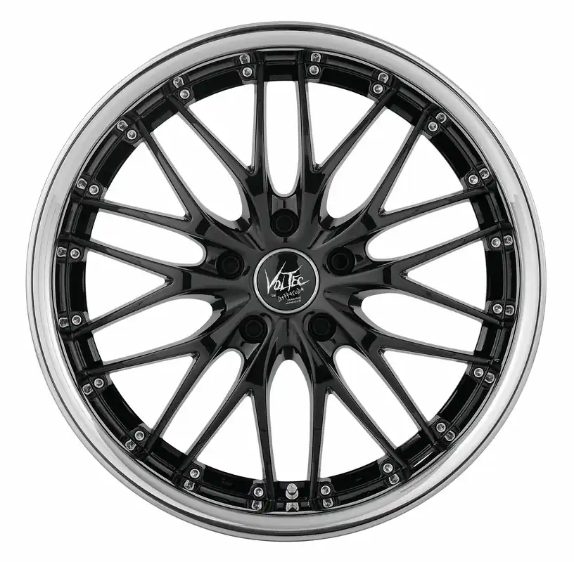 Direktkauf Barracuda Voltec T6 Alufelge 9x19 ET35 5x112 Higloss black inox lip