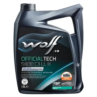 WOLF OFFICIALTECH 5W30 C3 LL III Begrenztes Angebot