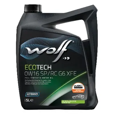 Beliebt WOLF ECOTECH 0W16 SP/RC G6 XFE