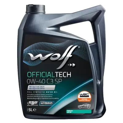 WOLF OFFICIALTECH 0W-40 C3 SP Sonderaktion