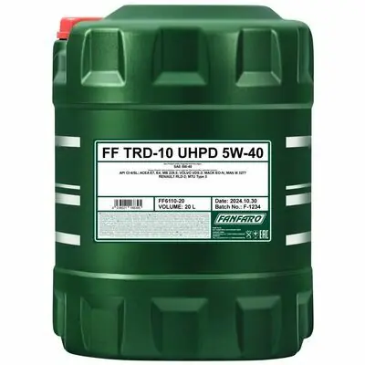 SCT - Mannol FANFARO 6110 TRD-10 UHPD 5W-40 Jetzt Bestellen