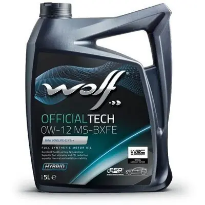 WOLF OFFICIALTECH 0W-12 MS-BXFE Meistverkauft