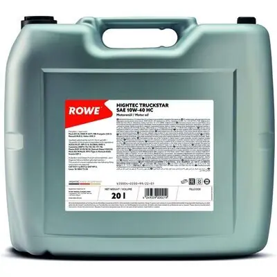 ROWE HIGHTEC TRUCKSTAR SAE 10W-40 HC Knallerangebot