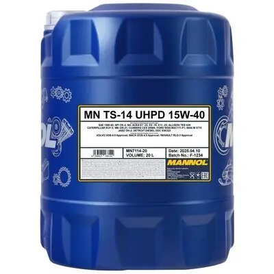 SCT - Mannol MANNOL 7114 TS-14 UHPD 15W-40 Zertifiziert
